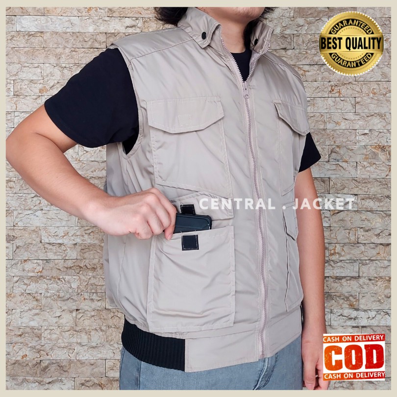 ROMPI PRIA OUTDOOR / JAKET ROMPI LAPANGAN RIB/ ROMPI MOTOR TRAVELING - CENTRAL JACKET