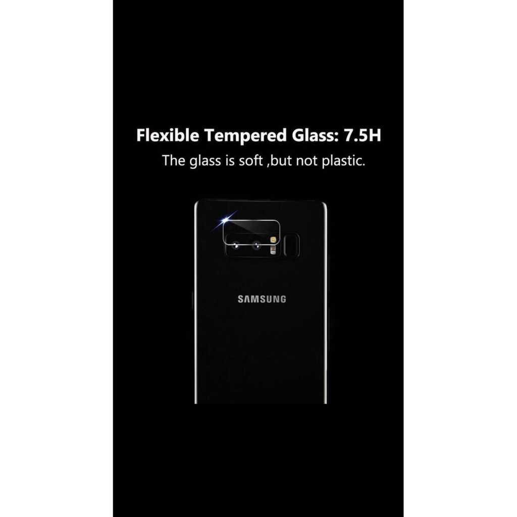 Samsung Note 8 Camera Tempered Glass Lens Protector - Clear - camera protector