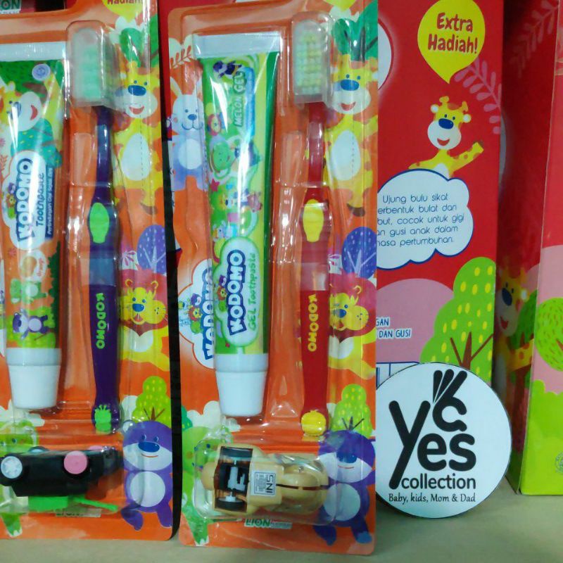 pasta sikat gigi anak 2 in 1 toothpaste tooth paste kodomo for kids kid rasa buah soft lembut hadiah