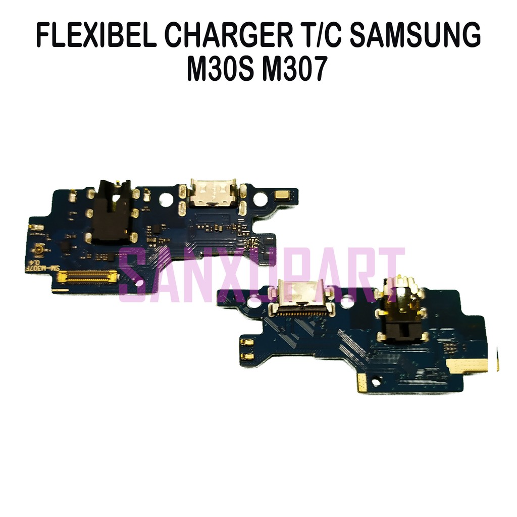 FLEXI FLEXIBLE KONEKTOR CHARGER CON CAS SAMSUNG GALAXY M30S M307 FLEXIBEL CON TC HF AUDIO JACK