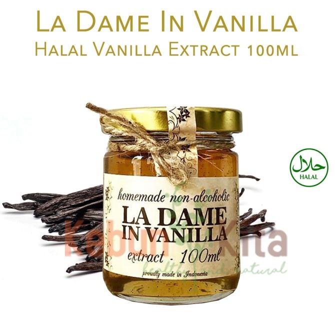 

La Dame in Vanilla Halal Vanilla Extract 100 ml TERLARIS TERPERCAYA ORIGINAL