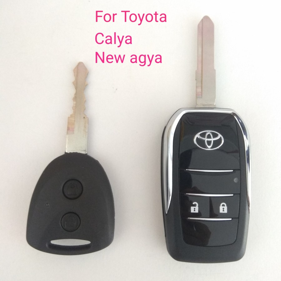 Casing Kunci Lipat Flip Key Toyota 2 Tombol Calya Agya