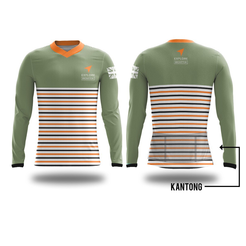 Kaos Jersey Sepeda Lipat Gowes Custom RZ0001