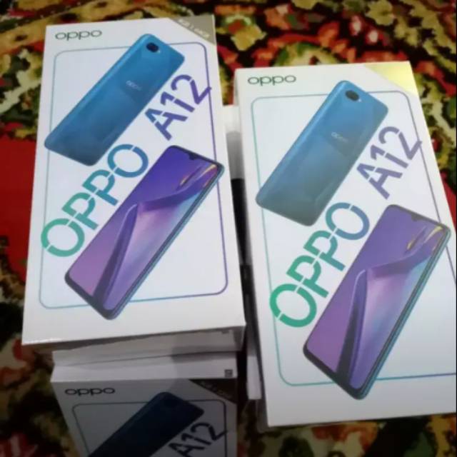 Handphone oppo A12 [4gb-64gb] baru bergaransi resmi