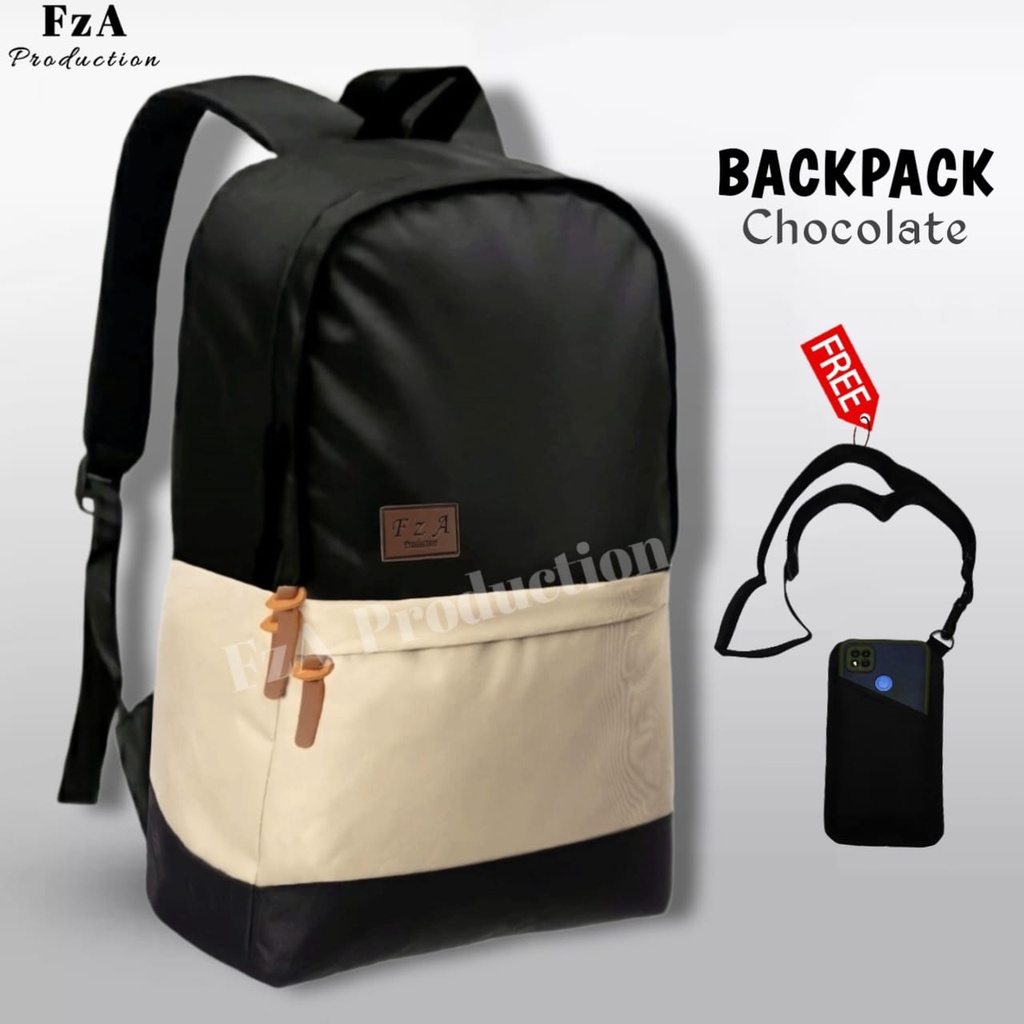 Big Promo..Tas Ransel Distro sekolah kuliah Kerja Pria 4286CV Tas Premium Gratis Sako Wallet HP