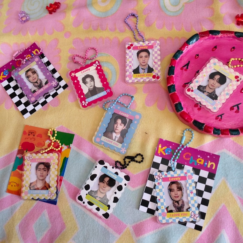 (itspico) Acrylic photo frame cute Keyring