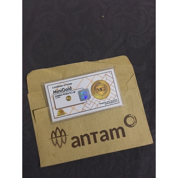 Logam Mulia ANTAM 0.1 gram emaskita LM Emas Mini Gold 24K