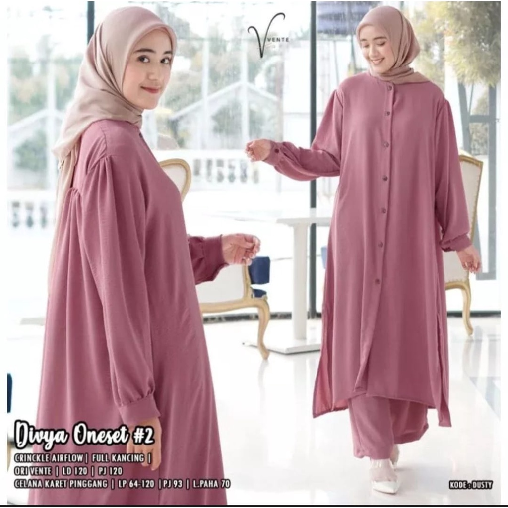 Stelan Long Tunik Cringkle Kemeja Kancing Depan Belakang || ONE SET LONG TUNIK CRINKLE DIVYA ONE SET PREMIUM CRINKLE AIRFLOW FULL KANCING KEKINIAN //SETELAN TRENDI TERBARU RAYON CRINKLE2022 / Hijab Fashion Trendy / ARRAZAQU COLLECTION