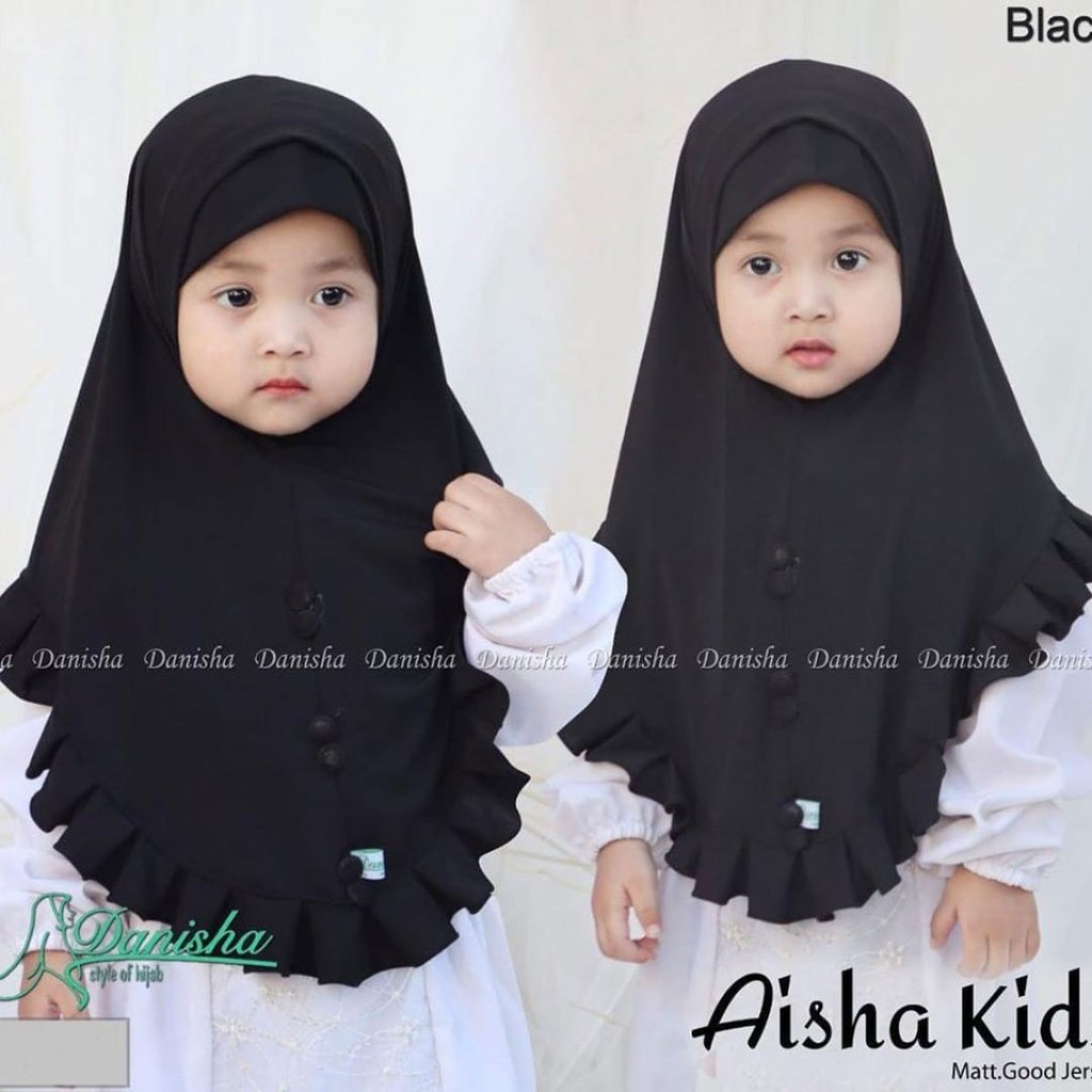 Khimar Anak simple pet antem jilbab khimar syari / bergo / kerudung instan / kerudung instan