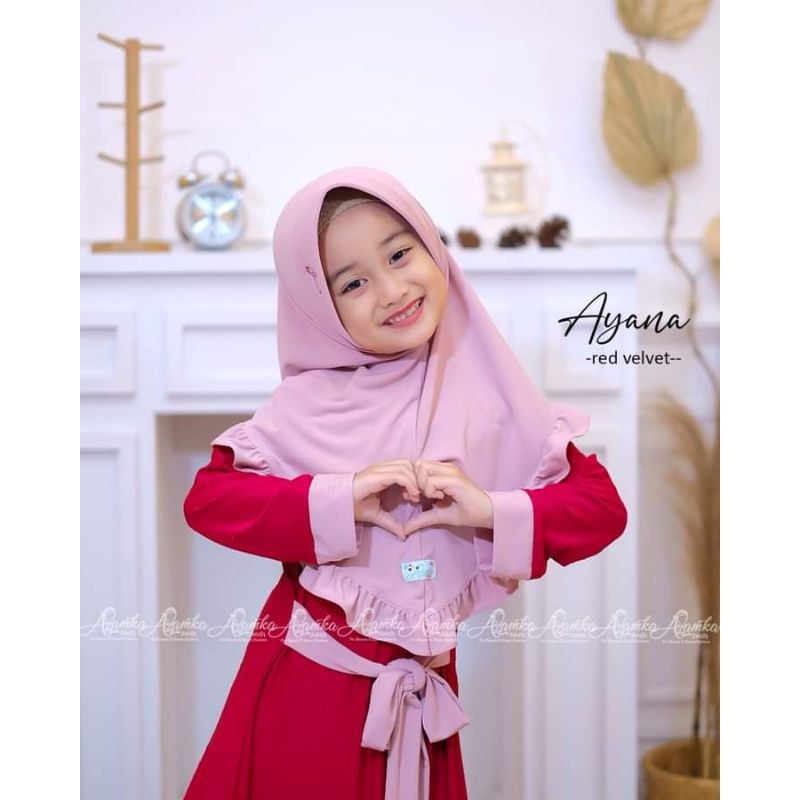 Ayana Dress kids by Azamkahijab//dress anak terlaris//azamkahijab