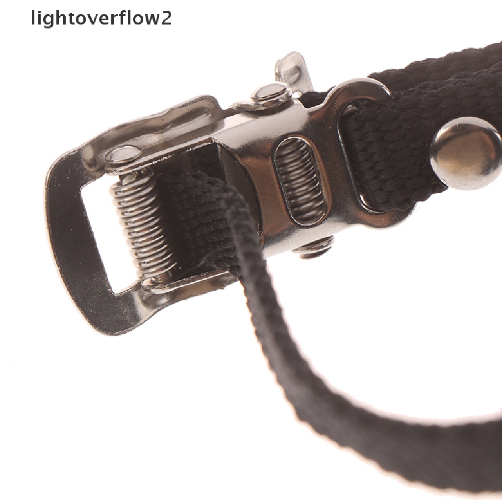 (lightoverflow2) Strap Pedal Sepeda Warna Hitam