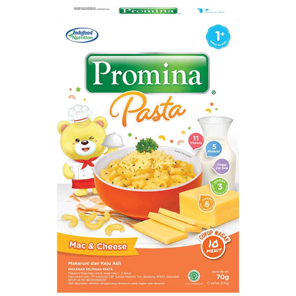 Jual Makanan cemilan Promina PASTA Mac & Cheese Pasta Bayi Makaroni