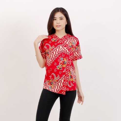 Batik wanita - Atasan blouse batik wanita fashion 186