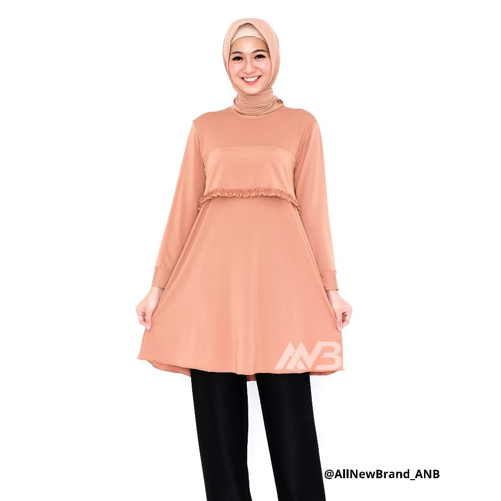 BEFAST - ZEC Tunik AGITA / Tunik T6 / Tunik Dleri HARGA PROMO HARGA DISKON Top GILA HARGA MODAL / Tunik Wanita / Tunik Polos / Tunik Kekinian 2021 / Tunik Formal / Tunik Lengan Panjang