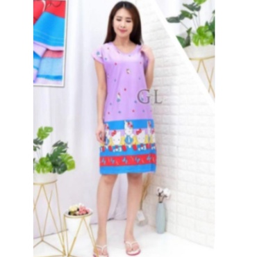 BAJU TYPE DRES 95 L BAHAN kATUN CHINA  KWALITAS IMPORT