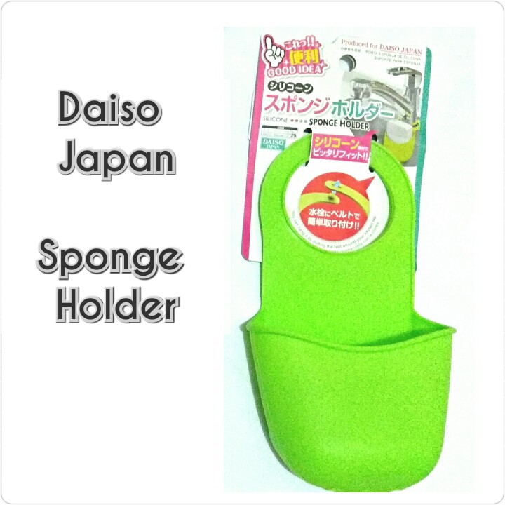 Tempat Tirisan Busa Cuci Piring DAISO JAPAN Sponge Holder Tempat Spons Silikon