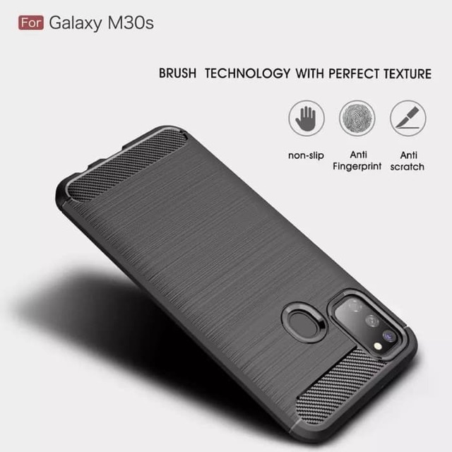 SOFTCASE SAMSUNG M30S - SLIM FIT CARBON SAMSUNG M30S M21 2019