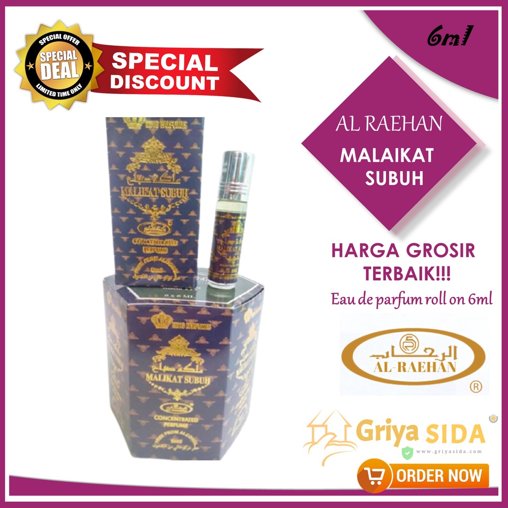 Parfum Malaikat subuh 6ml alraehan aroma sabah mirip al rehab parfum Harga grosir PROMO!!