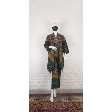 BAJU SETELAN CELANA TENUN WANITA LAPIS TRICOT FULL