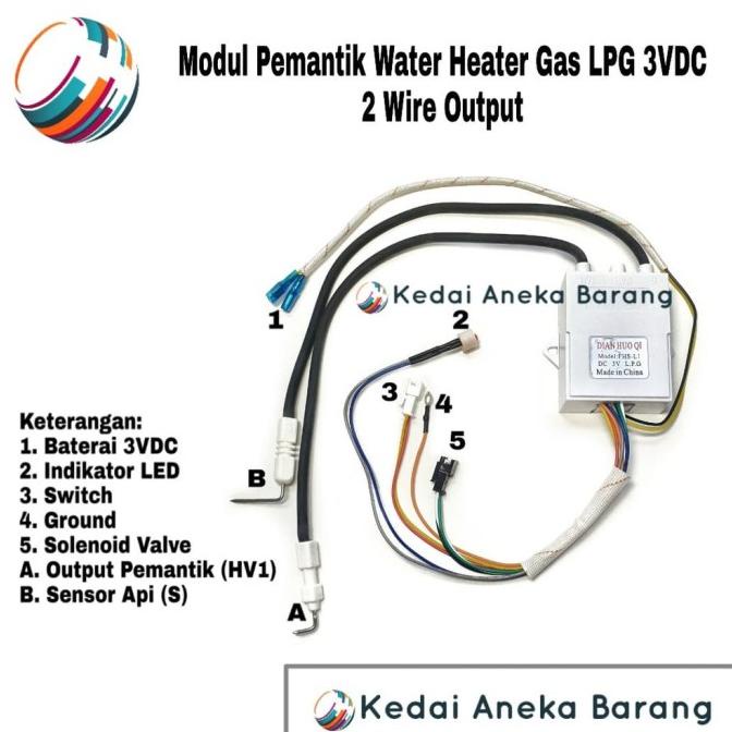 Ignition 3V Wire 3Vdc L1 Fhs Lpg Gas Fhs-L1 Module Heater Igniter Outp