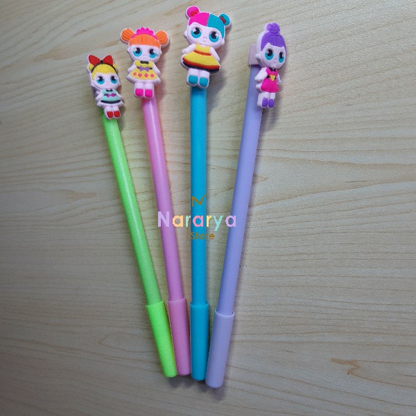 

2x Gel Pen Karakter LOL / Gel Pen Karakter / Gel Pen Lucu / Pulpen Lucu / Alat Tulis Sekolah