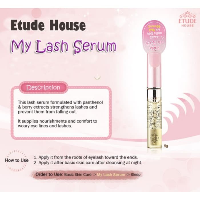 [PROMO TERBATAS] ETUDE HOUSE My Lash Serum Bulu Mata ORIGINAL KOREA