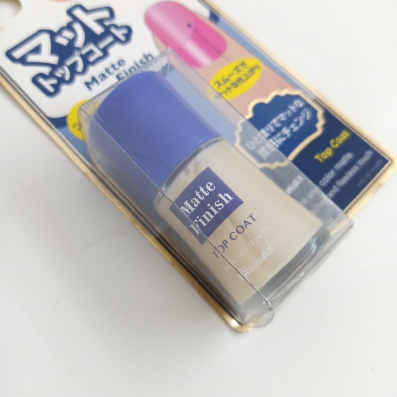 Daiso Japan Winmax Matte Finish Top Coat Nail Care Series Kutek Kuku Matte