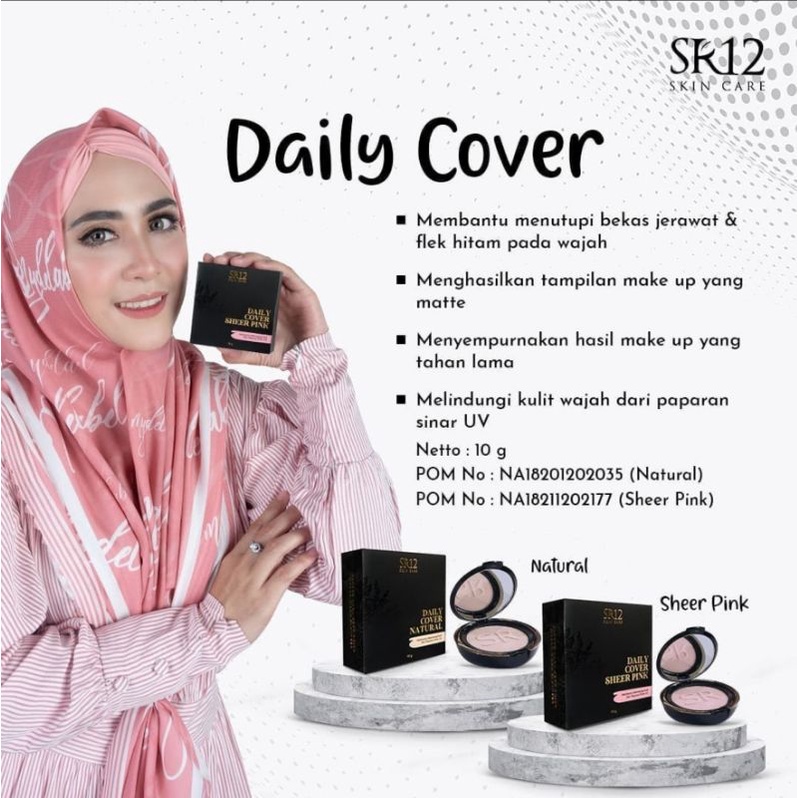 DAILY COVER SR12 BEDAK TAHAN LAMA TIDAK MUDAH LUNTUR