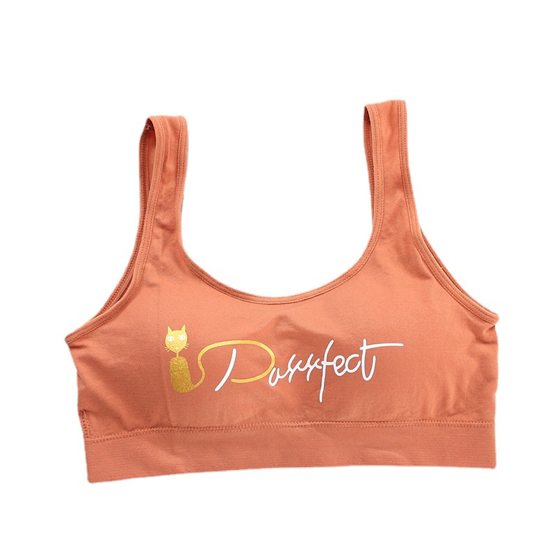 FYGALERYSURABAYA  BRA536 Bra Tanpa Kawat Miniset Pakaian Dalam Wanita Motif Kucing Purrfect Cat Bra Olahraga Sportbra Gym