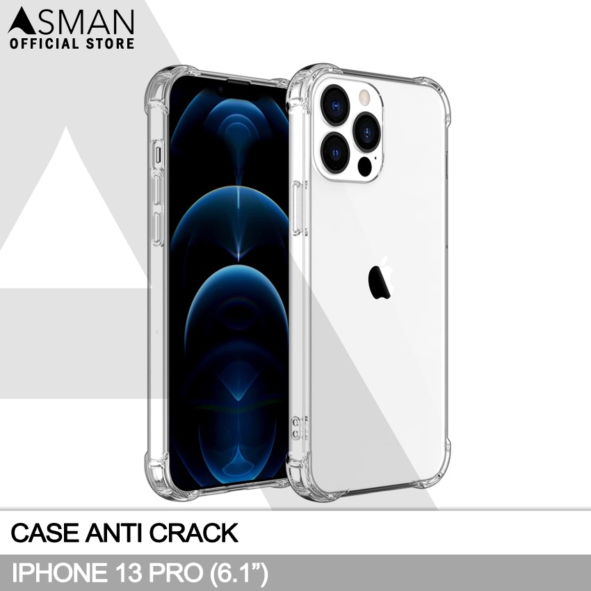 Anti Crack iPhone 13 Pro (6.1&quot;) | Softcase Anti Bentur - Clear