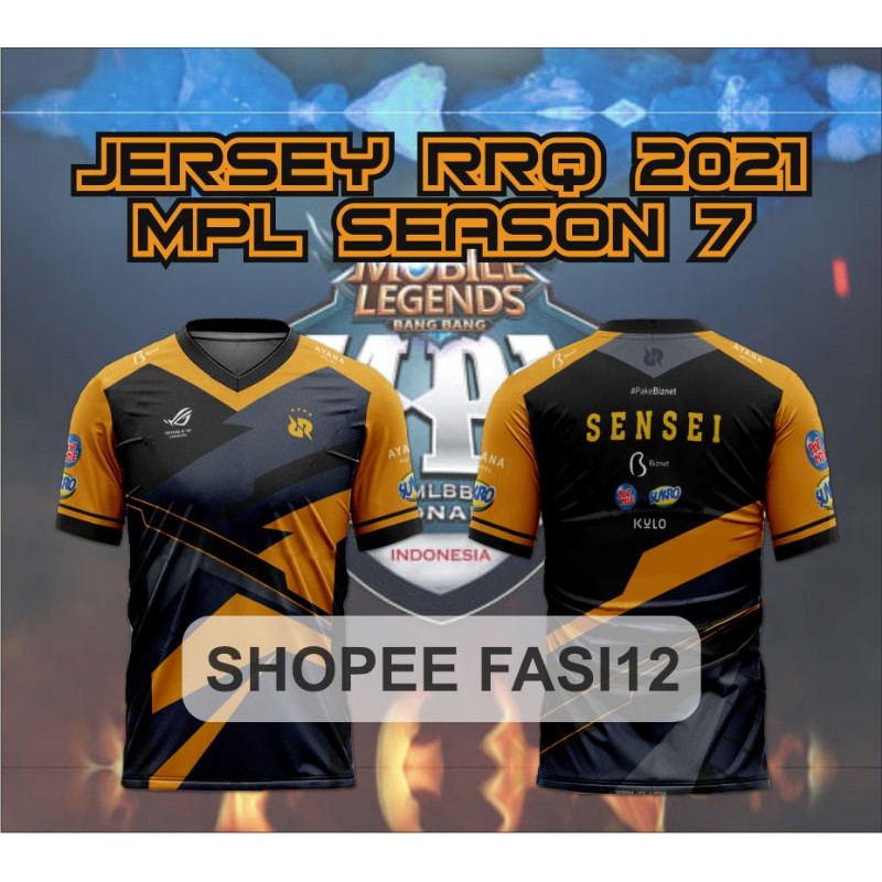 jersey RRQ 2021 terbaru MPL season7 viva rrq