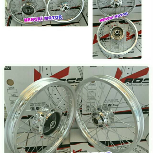 Velg jari jari variasi untuk motor Rx king..lebar belakang 185x17,dpan  160x17