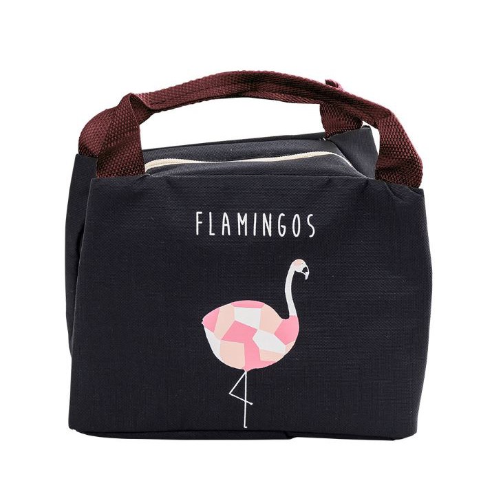 TSC  - Tb102 Tas Bekal Motif Flamingo / Lunch Bag Sekolah
