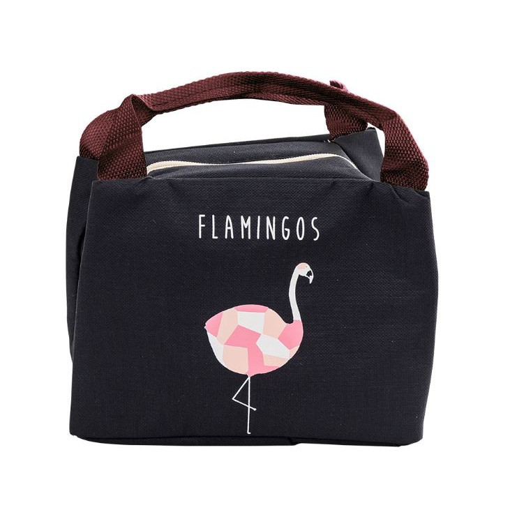 TSC  - Tb102 Tas Bekal Motif Flamingo / Lunch Bag Sekolah