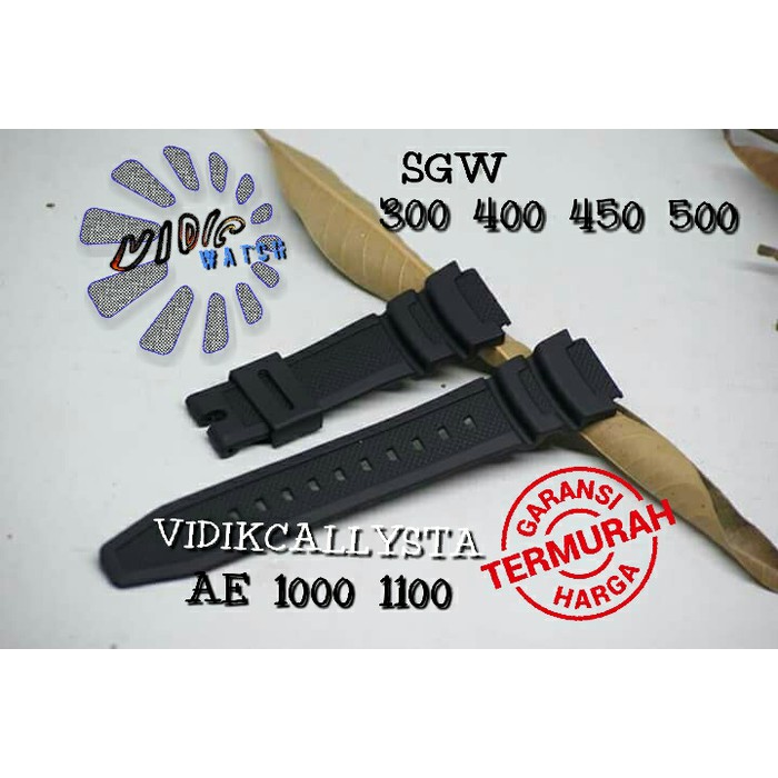 STRAP CASIO / TALI CASIO W S200H S-200H 200 H / WS-200H / W-S200 H PREMIUM