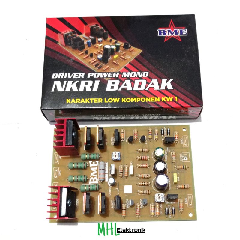 Kit Driver Power Amplifier NKRI BADAK Mono By BME