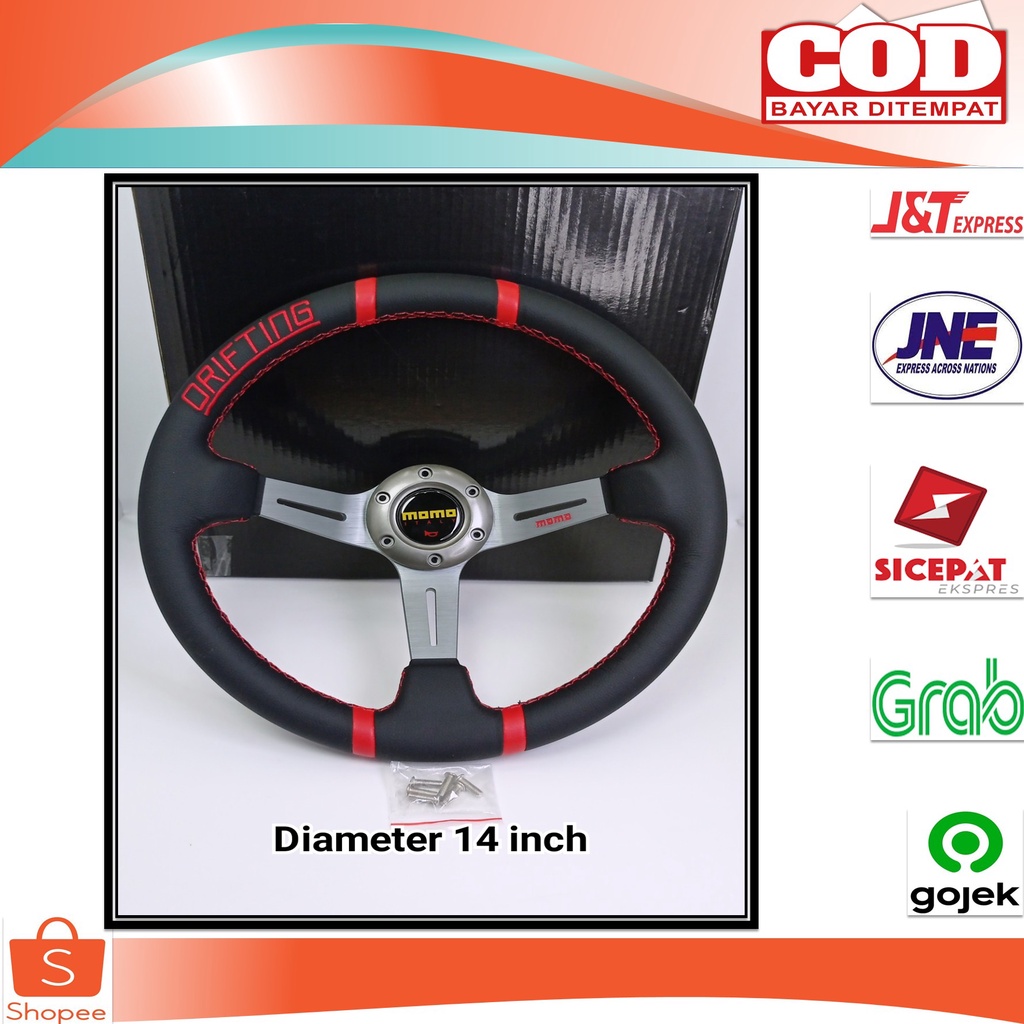 Stir Racing MOMO 14 Inch Import Kulit