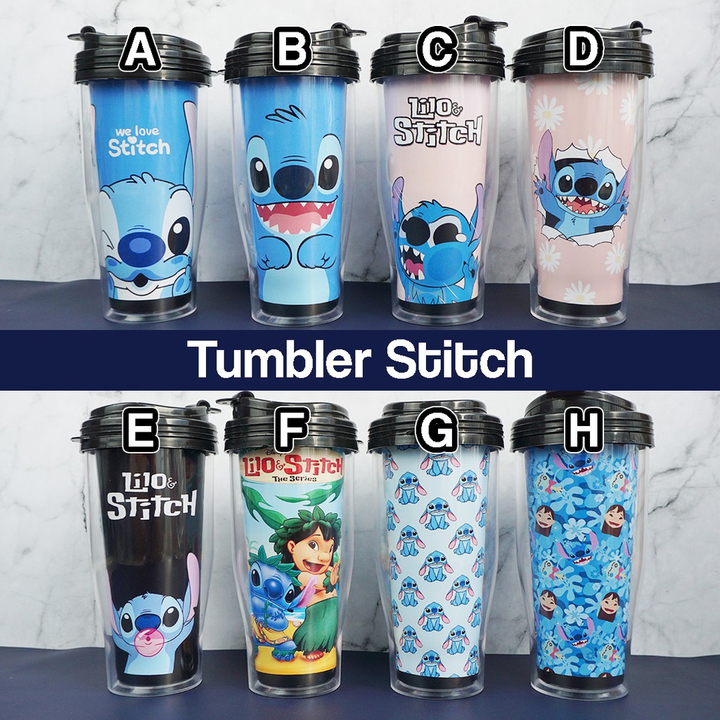 Tumbler STITCH - Botol Minum Kartun Anak Teman Lilo Souvenir Hadiah Unik Tumblr-8