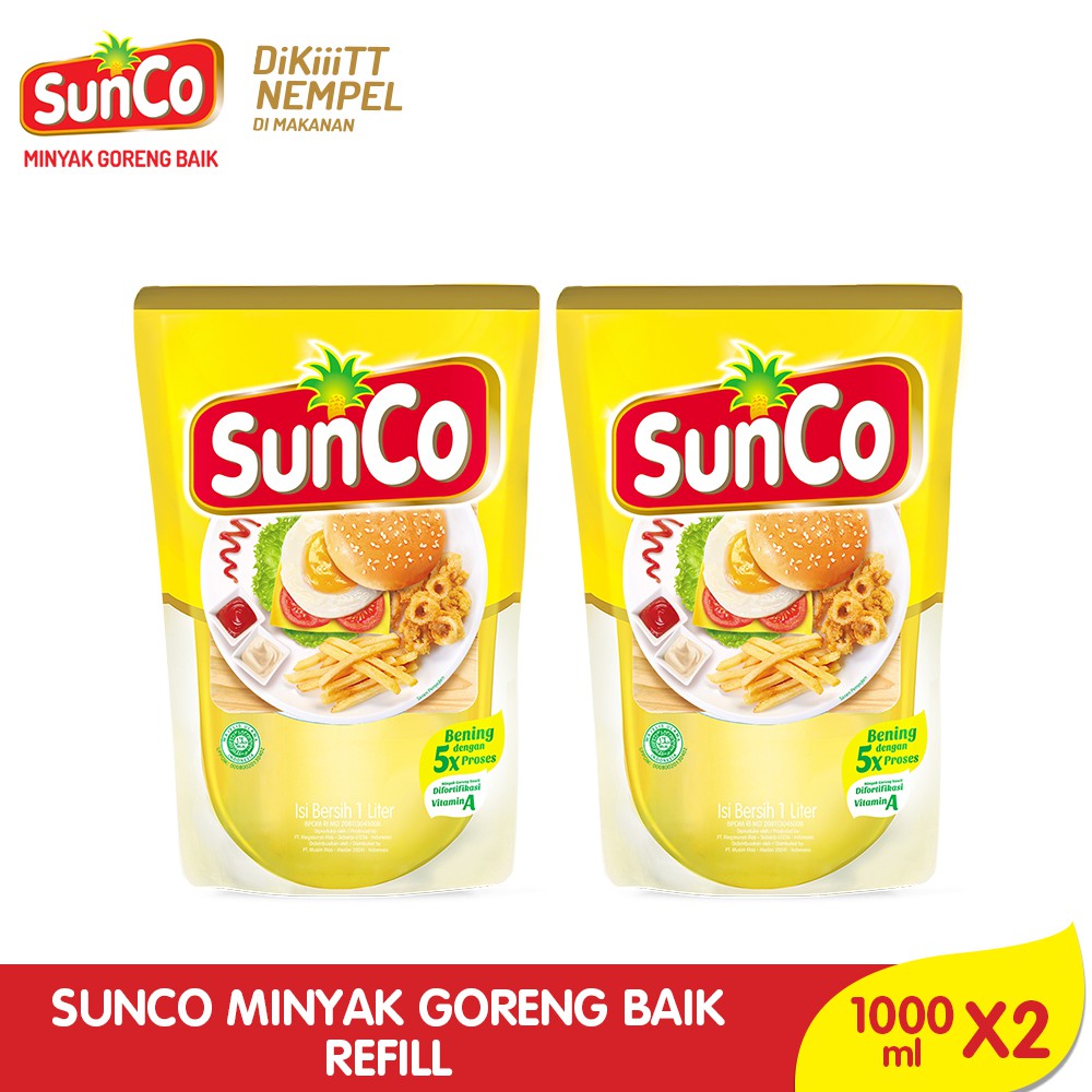 Promo Harga Sunco Minyak Goreng 1000 ml - Shopee