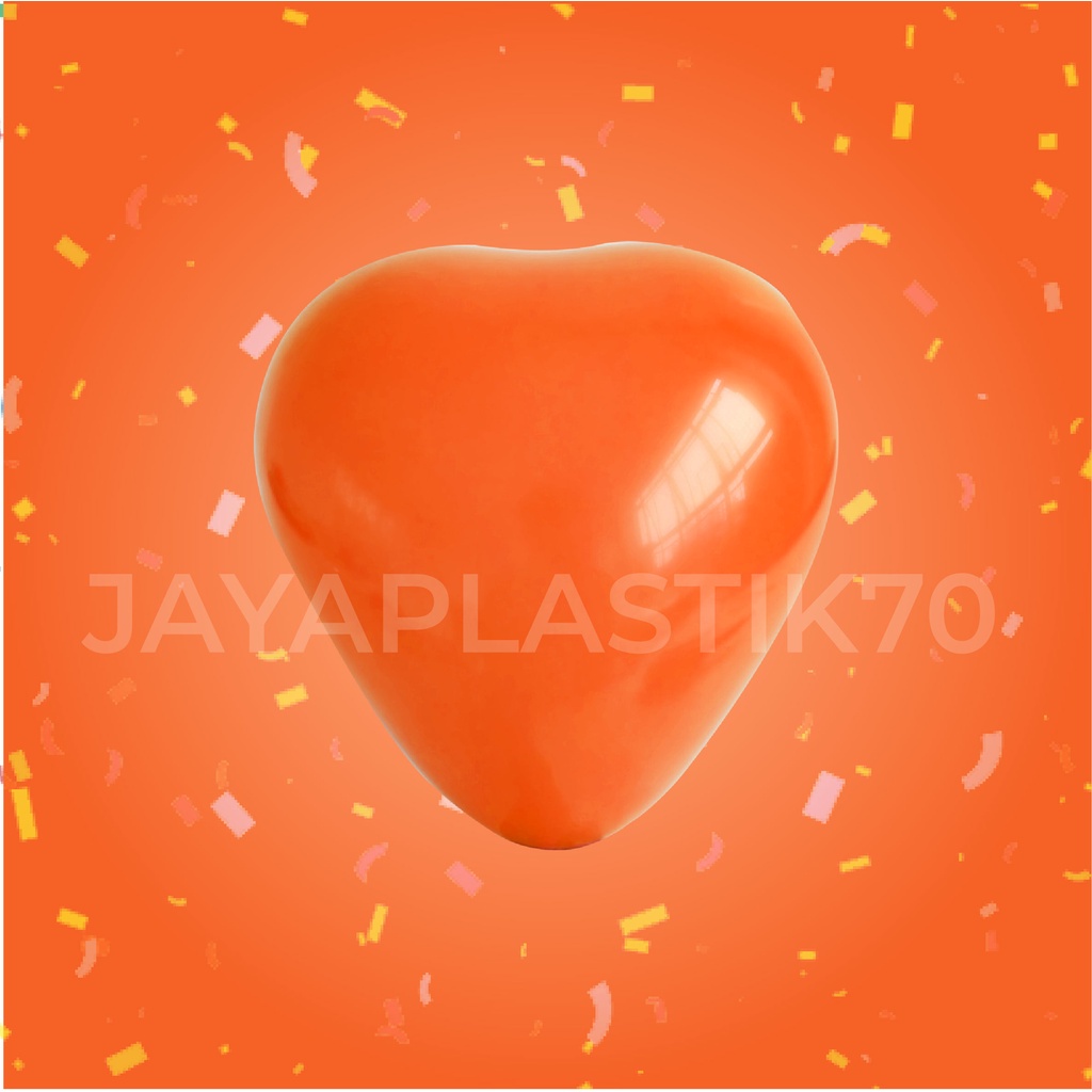 Balon Love Latex 12&quot;(Inch) 10 pcs/pack Balon hati/Balon besar/Polos