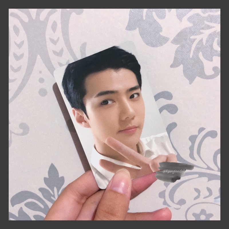 RARE Official Photocard Sehun EXO Photobook Elyxion Dot