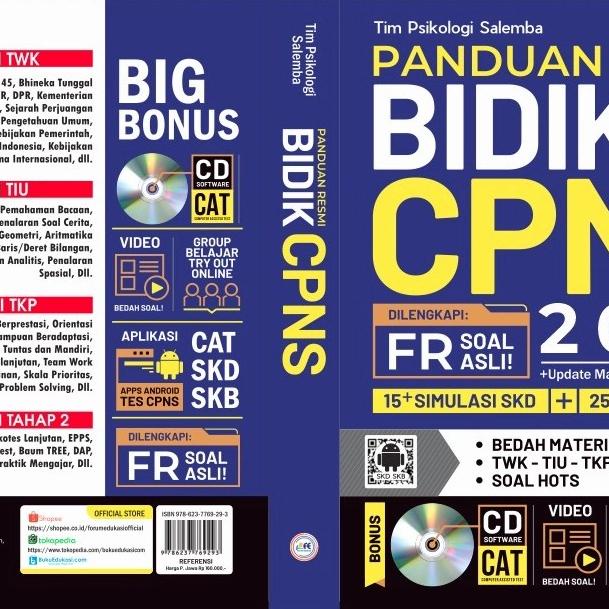 

cod BUKU PANDUAN RESMI BIDIK CPNS 2021 laris