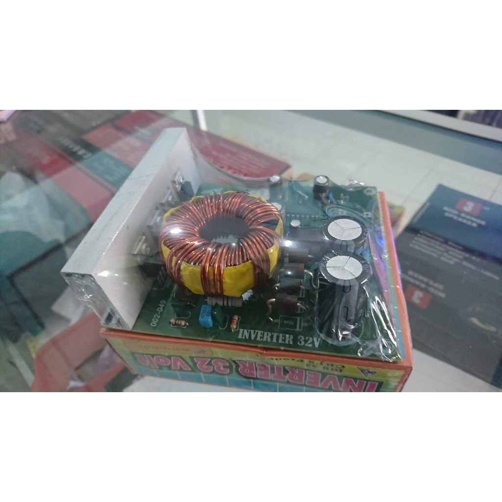 INVERTER 32V( MENGUBAH SPEAKER AKTIF AC JADI DC 12v aki) CKJ