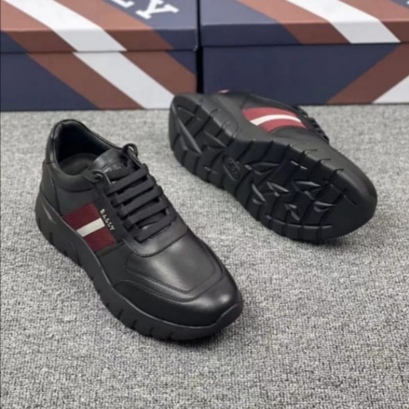 Sepatu sneaker bally Mirror Vip shoes strip