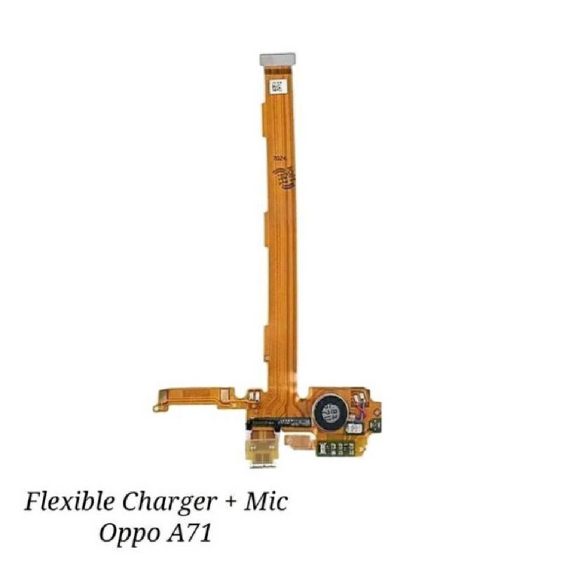 FLEXIBLE KONEKTOR CHARGER CAS OPPO A71 PLUG IN MIC ORIGINAL