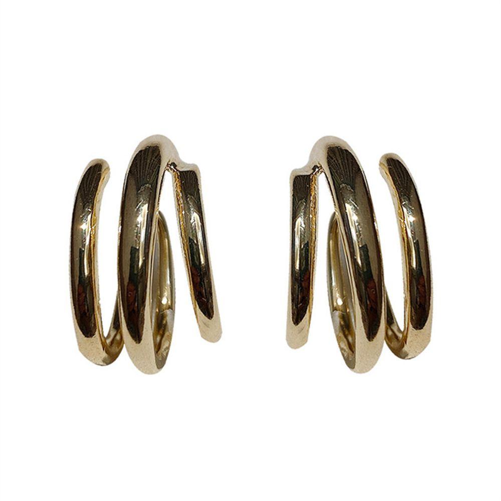 Preva Hoop Earring Anting Hoop Cincin Telinga Mode Retro Berbentuk C