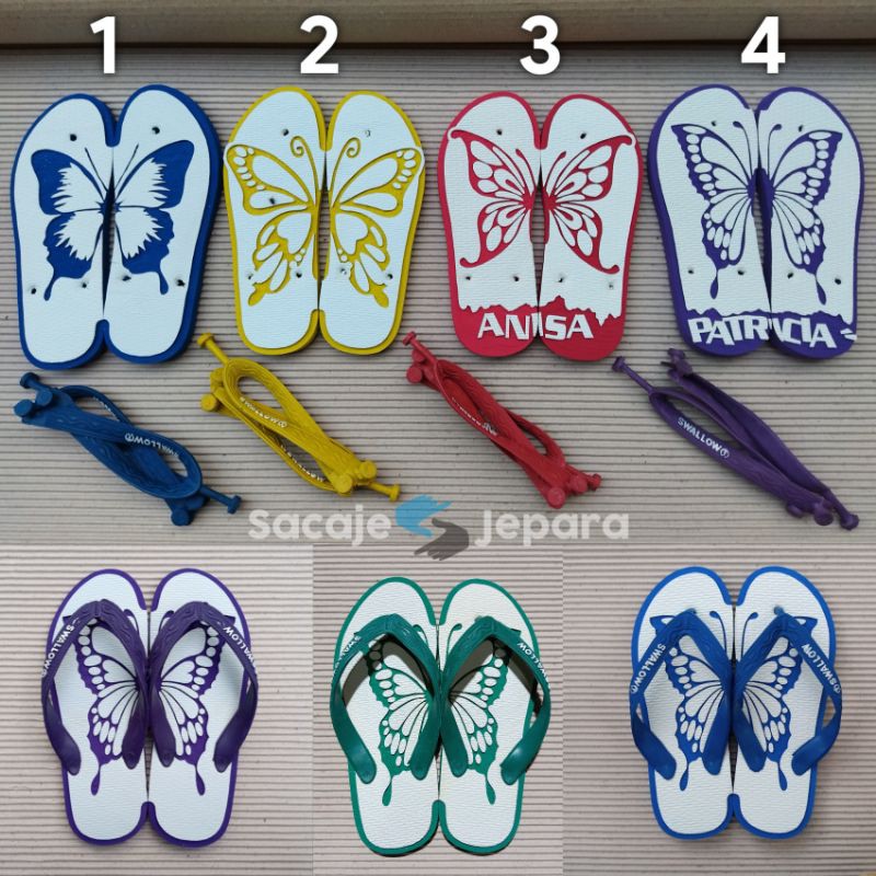 Sandal Ukir Swallow Motif Kupu kupu Sandal Nama Sandal Masjid Sandal Pria Sandal Wanita