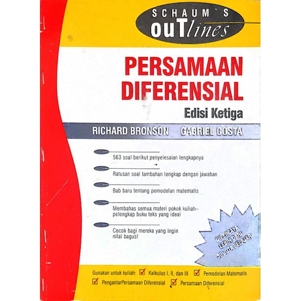 Schaum's Outline Persamaan Diferensial Edisi 3