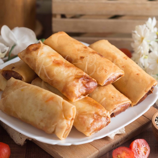 Lumpia Udang Sayur Premium 10 Pcs Roku Bento Frozen Siap Goreng Bebas MSG Tanpa Pengawet