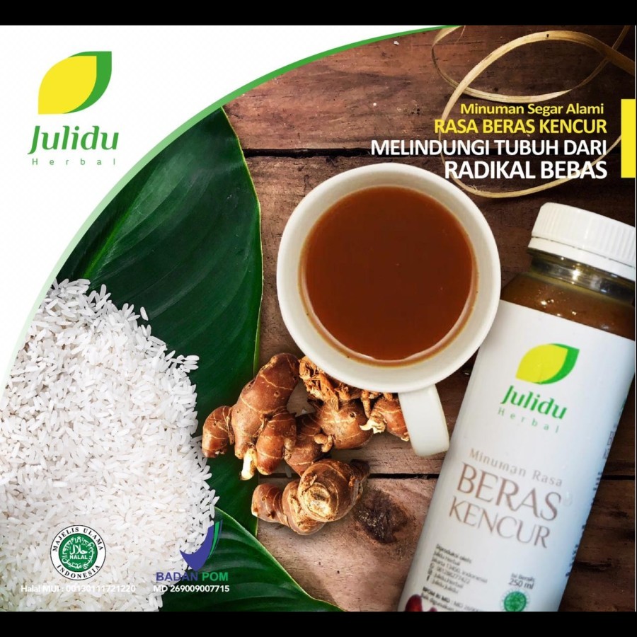 

Minuman HERBAL JULIDU Beras kencur/Jamu JULIDU beras kencur sehat&segar bikin nagih